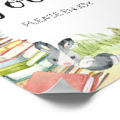 Storybook New Chapter Baby shower Food Poster (Hoek)