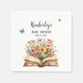 Storybook New Chapter Baby Shower Wildflower Servet (Voorkant)