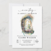 Storybook New Chapter Book Theme Baby shower Kaart (Voorkant)