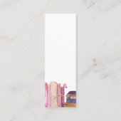 Storybook New Tale Baby shower Bladwijzer aanpasse Mini Visitekaartje (Achterkant)