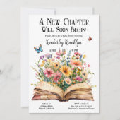 Storybook Nieuw Chapter Baby shower Wildflower Kaart (Voorkant)