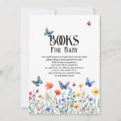 Storybook Nieuw Chapter Baby shower Wildflower Kaart (Achterkant)