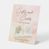 Storybook Nieuw Chapter Vrijgezellenfeest Geschenk Reclamebord Met Voetstuk (Voorkant)