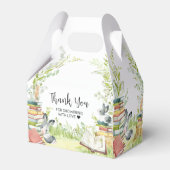 Storybook Nieuw hoofdstuk Baby shower Bedankdoosjes (Achterkant)