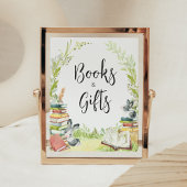 Storybook Nieuw hoofdstuk Baby shower Boeken en ge Poster
