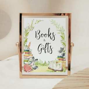 Storybook Nieuw hoofdstuk Baby shower Boeken en ge Poster