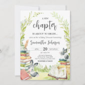 Storybook Nieuw hoofdstuk Baby shower Kaart (Voorkant)