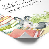 Storybook Nieuw hoofdstuk Baby shower Moeder Osa B Poster (Hoek)