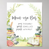 Storybook Nieuw hoofdstuk Baby shower Moeder Osa B Poster (Voorkant)