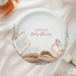 Storybook Nieuw hoofdstuk Baby shower Papieren Bordje<br><div class="desc">Voeg een vleugje literaire magie toe aan je baby shower met onze Storybook New Chapter Baby shower Paper Borden. Deze borden zijn ontworpen met een charmant verhalenboekthema en zijn voorzien van gestapelde boeken, elegante waterverf-accenten en grillige typografie die het begin van het nieuwe hoofdstuk van je kleintje vieren. Ideaal voor...</div>