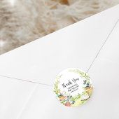 Storybook Nieuw hoofdstuk Baby shower Ronde Sticker