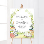 Storybook Nieuw hoofdstuk Baby shower Welkom Poster