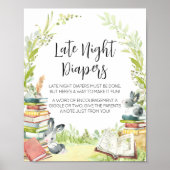 Storybook Nieuw hoofdstuk Late Night Luiers Poster (Voorkant)