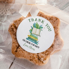 Storybook Nieuw hoofdstuk Verjaardag Ronde Sticker