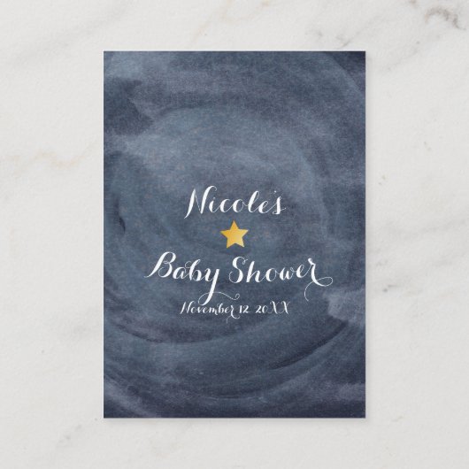 Storybook Nursery Rhyme Bring A Book Request Baby Informatiekaartje (Achterkant)