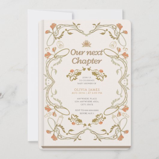 Storybook ons volgende hoofdstuk sprookjesachtige  kaart (Voorkant)