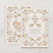 Storybook our next chapter fairytale baby shower bedankkaart (Voorkant / Achterkant)