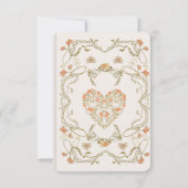 Storybook our next chapter fairytale baby shower bedankkaart (Achterkant)