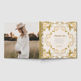 Storybook our next chapter fairytale baby shower gastenboek