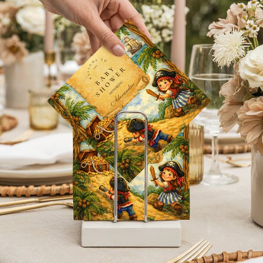 Storybook Pirate Adventure Baby Shower Servet