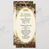 Storybook Princess  Briar Roos Programma Programmakaart (Voorkant / Achterkant)