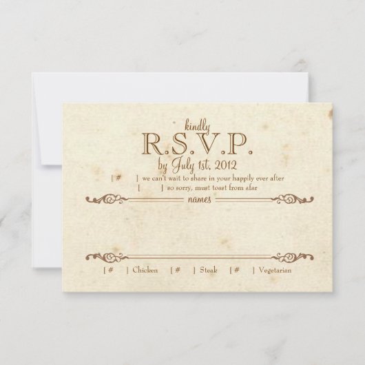 Storybook RSVP Kaartje (Voorkant)