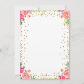 Storybook sprookje Baby shower Uitnodiging (Achterkant)