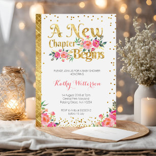 Storybook sprookje Baby shower Uitnodiging