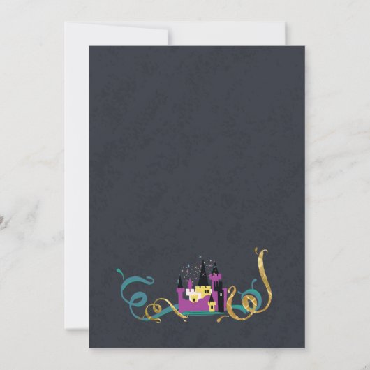 Storybook sprookje Baby shower Uitnodiging (Achterkant)