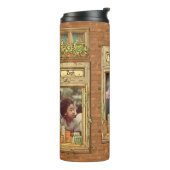 Storybook Style Cozy Brick Style Thermosbeker (Gedraaid links)