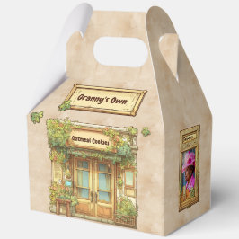 Storybook Style Cozy Cafe, LG, Pueblo, Favor Box Bedankdoosjes