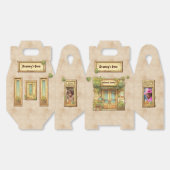 Storybook Style Cozy Cafe on Pueblo, Favor Box Bedankdoosjes (Ongevouwen)
