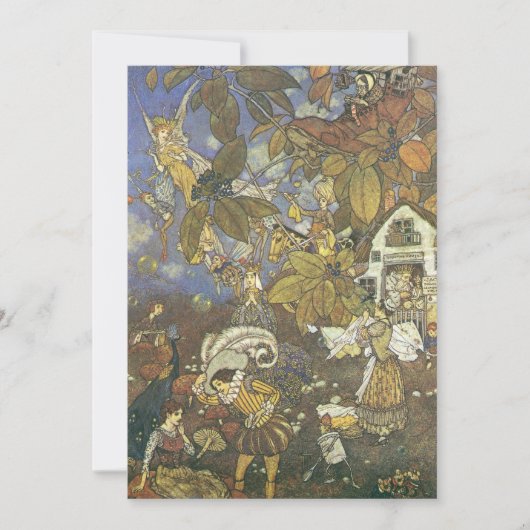  Storybook-tekens van Dulac Invitation Kaart (Voorkant)