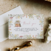 Storybook Thank You Card Een nieuw hoofdstuk Wildf Bedankkaart