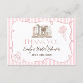 Storybook Thank You Card Informatiekaartje (Voorkant)