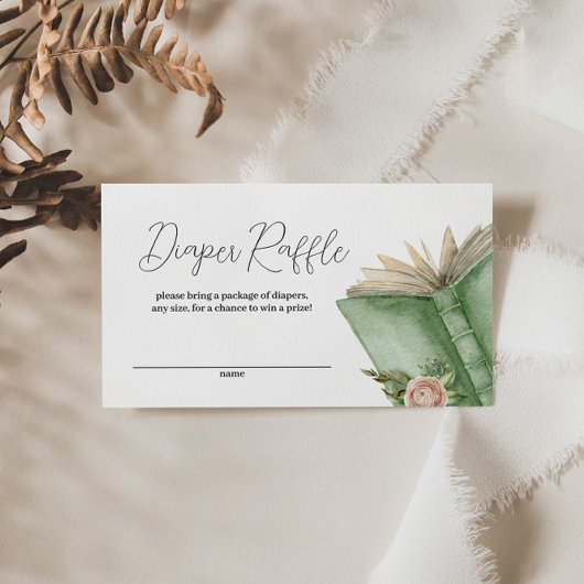Storybook Thleing New Chapter Diaper Raffle Informatiekaartje