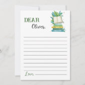 Storybook Time Capsule Note Message Kaart (Voorkant)