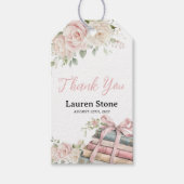 Storybook Vrijgezellenfeest Bedankt Cadeaulabel (Voorkant)