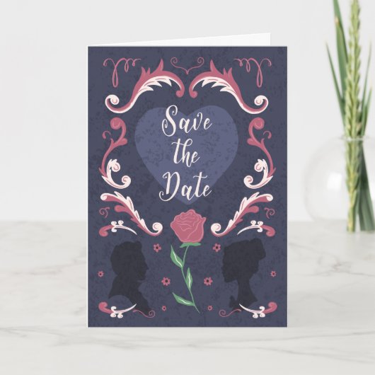 Storybook Wedding - Save the Date Aankondiging (Voorkant)