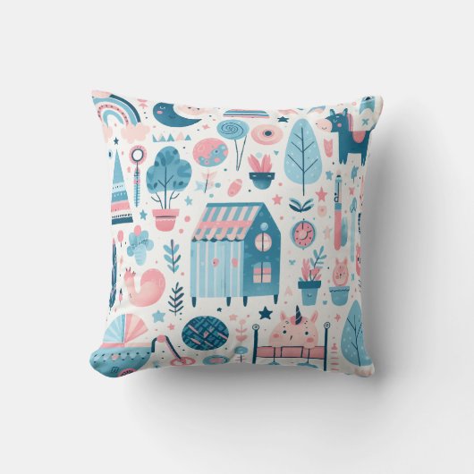 Storybook Whimsy kussen (Voorkant)