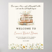 Storybook Wildflowers Welkom vrijgezellenfeest Poster (Voorkant)