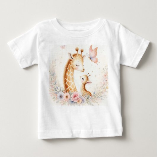Storybook Woodland Babies Giraffe en Baby (Voorkant)