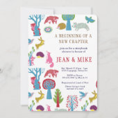 Storybook Woodland Baby shower Invitation Kaart (Voorkant)