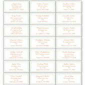 Storybook Woodland Fox Baby shower Gastadres Sticker (Voorkant)