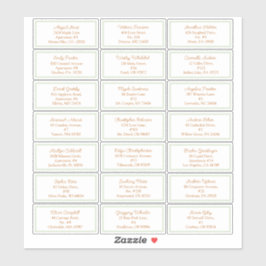 Storybook Woodland Fox Baby shower Gastadres Sticker