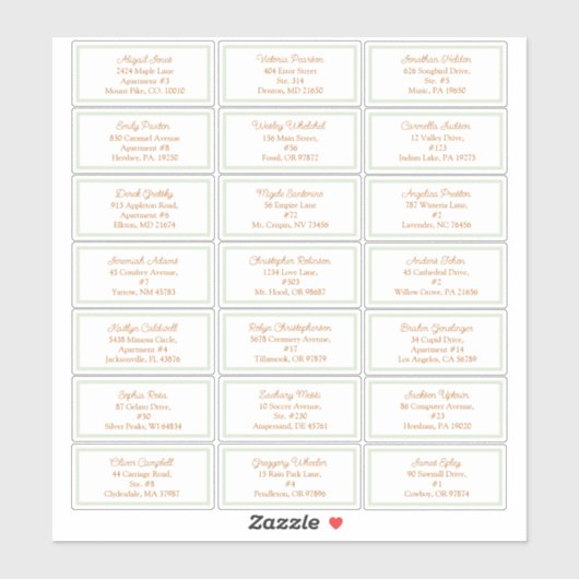 Storybook Woodland Fox Baby shower Gastadres Sticker (Vel)