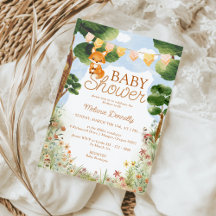 Storybook Woodland Fox Baby shower