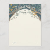 Storybook Woodland Friends Baby shower Behuizing Advieskaart (Voorkant)