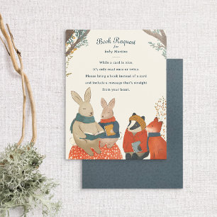 Storybook Woodland Friends Boek Aanvraag Behuizing Informatiekaartje