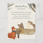 Storybook Woodland Friends Display Douche Informatiekaartje (Voorkant)